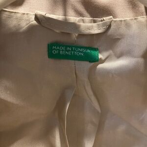 Tan pure wool blazer by Taglia